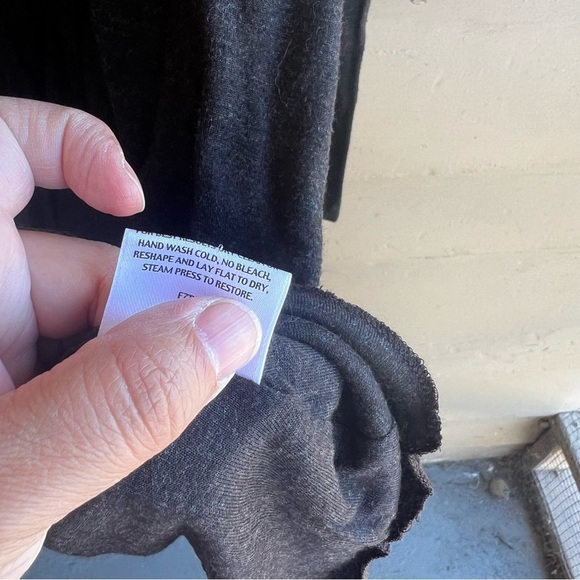 Eileen Fisher Long Sleeve Tunic Top - Size L - Comfy Modest Casual - Picture 5 of 6